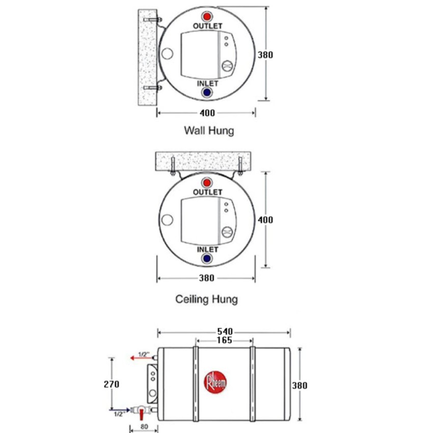 Rheem EHG 30L Storage Heater